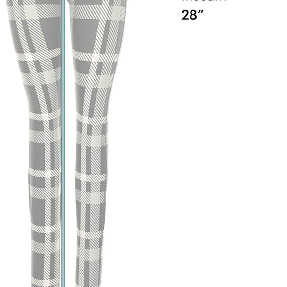ALO YOGA Magnified Plaid Airlift Legging size XXS - Picture 9 of 9
